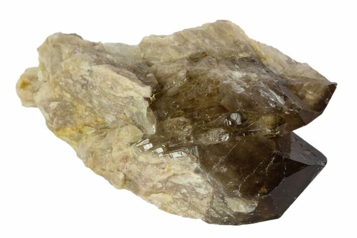 Smoky Citrine Crystal Cluster - Lwena, Congo #128413